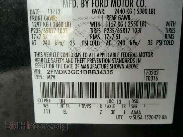 2013 FORD EDGE - VIN: 2FMDK3GC1DBB34335 - Photo 10