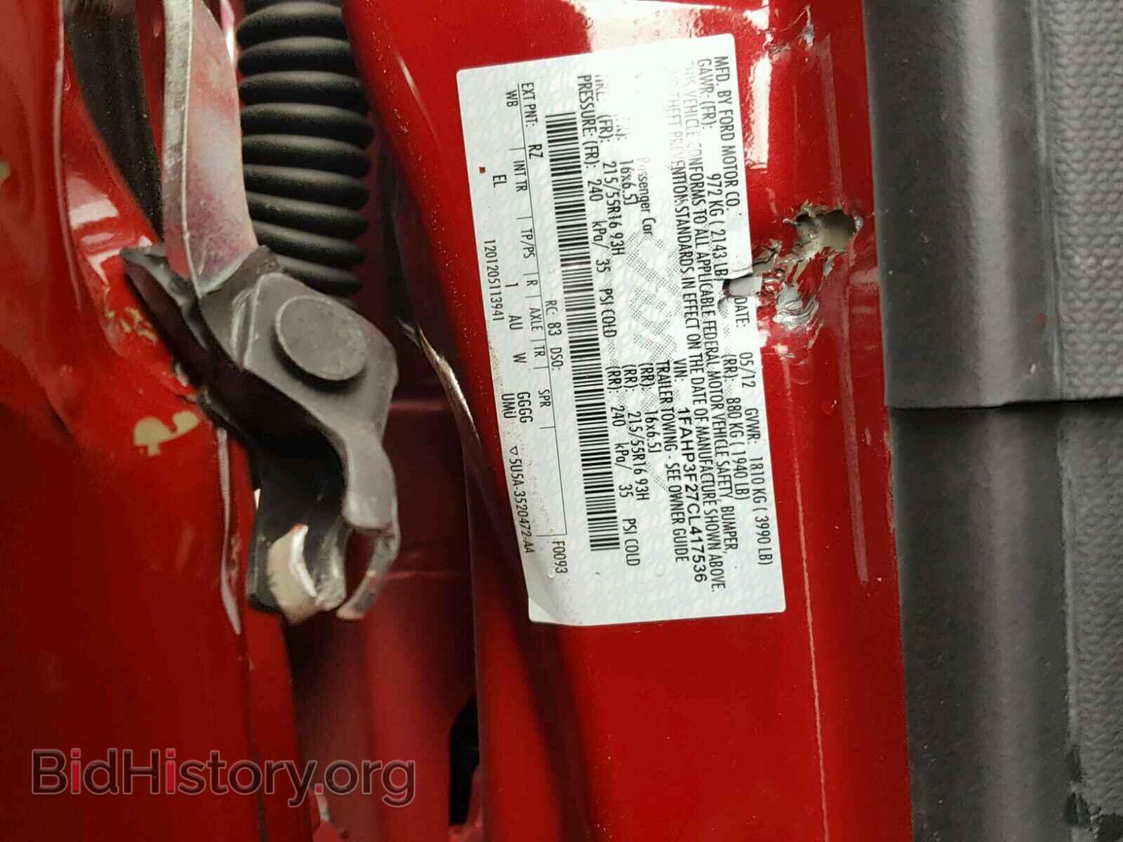 2012 FORD FOCUS - VIN: 1FAHP3F27CL417536 - Photo 10