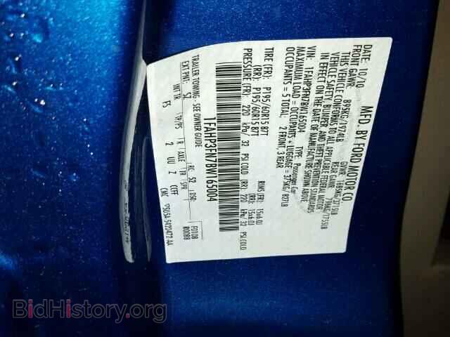 2011 FORD FOCUS - VIN: 1FAHP3FN7BW165004 - Фото 10