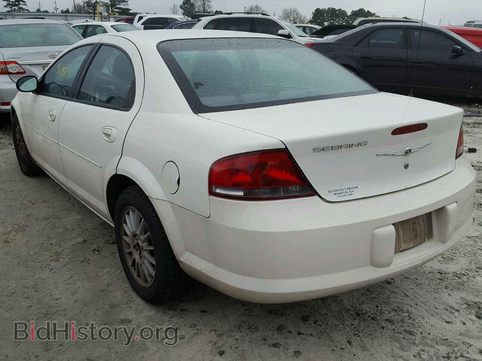 2004 CHRYSLER SEBRING - VIN: 1C3EL46XX4N362844 - Фото 3