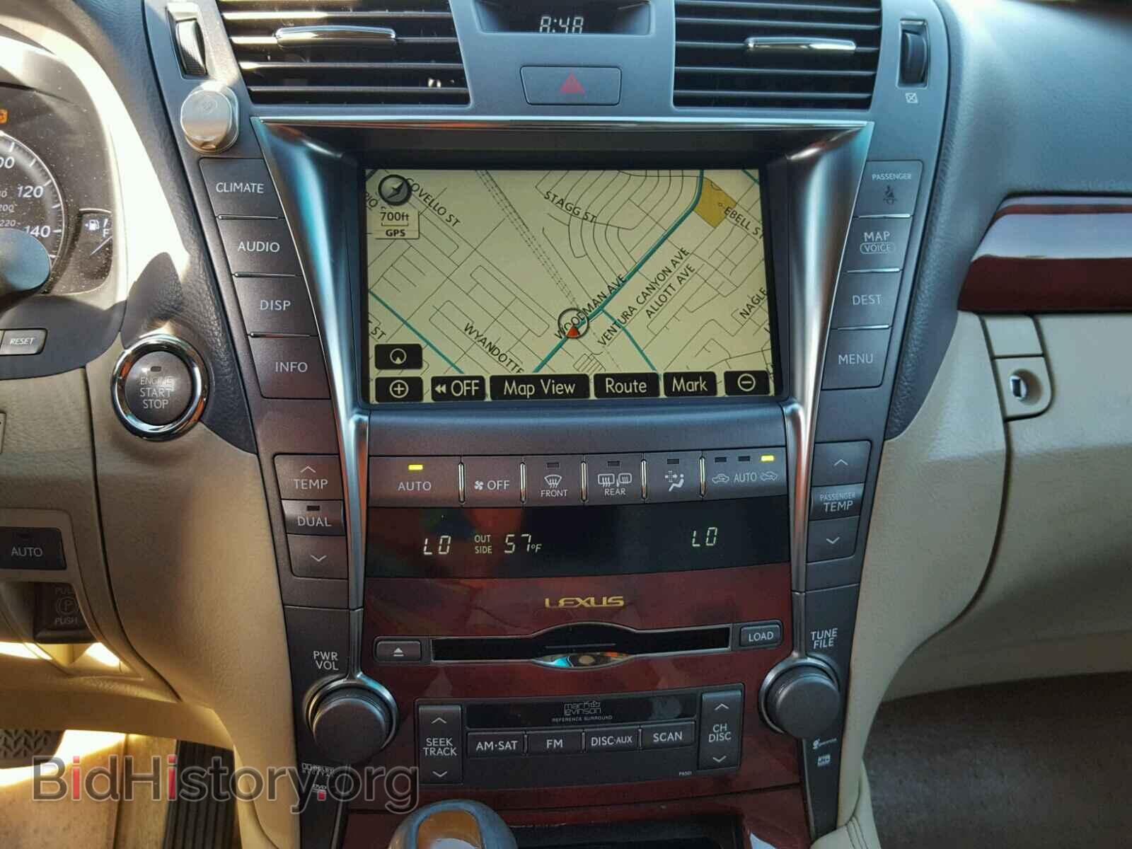 2008 LEXUS LS460 - VIN: JTHGL46F785033390 - Фото 9
