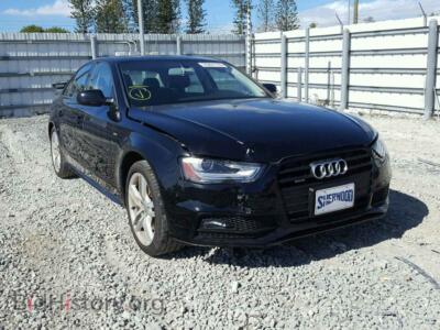 2016 Audi A4 A4 Premium, black — VIN WAUBFAFL9GA013233, Copart