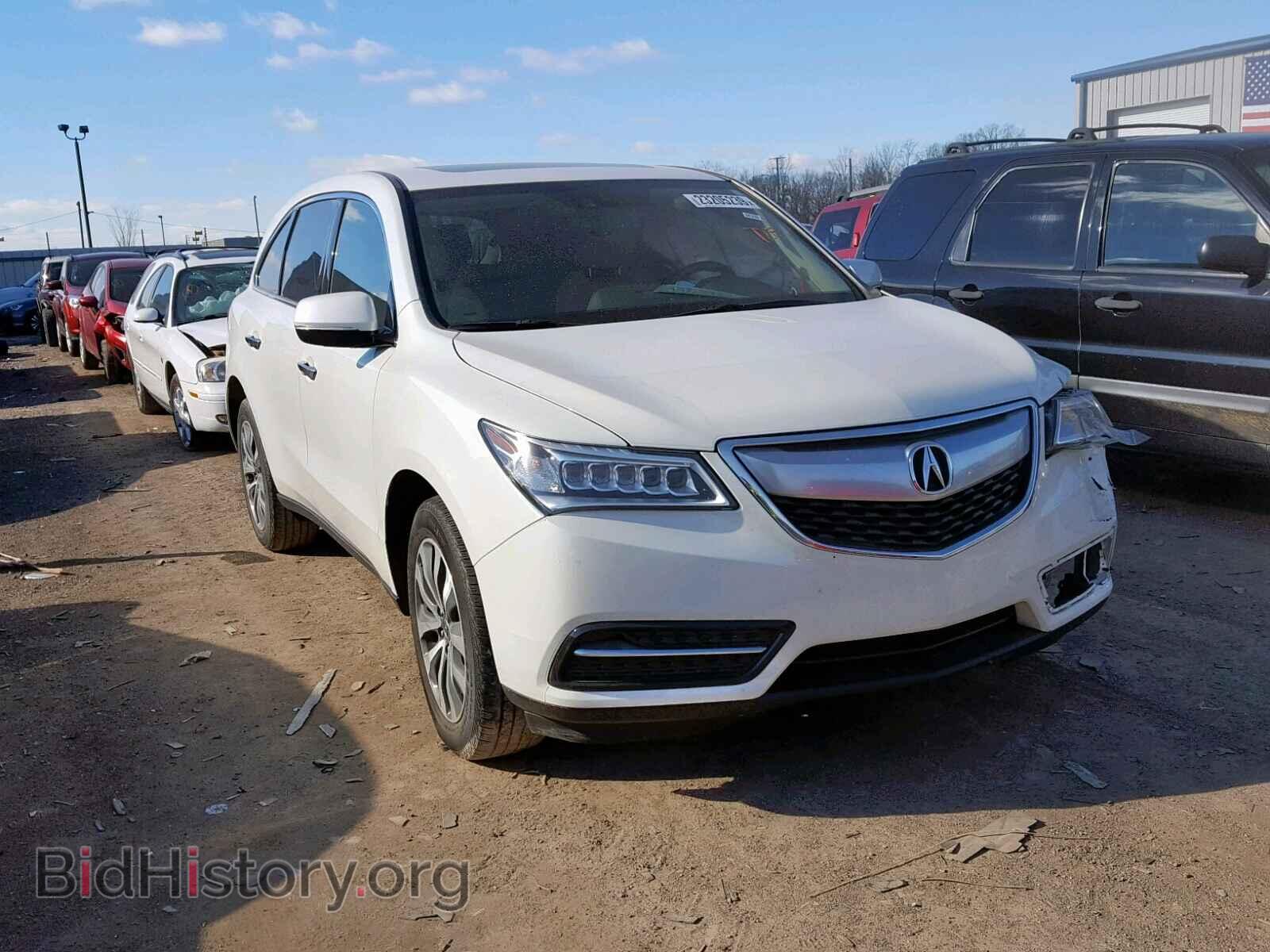 Фотография 5FRYD4H44FB016880 - ACURA MDX 2015