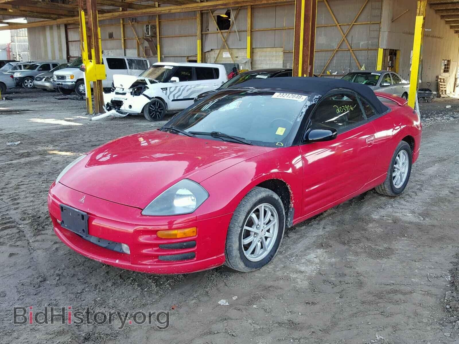 2002 MITSUBISHI ECLIPSE - VIN: 4A3AE45G12E053554 - Фото 2