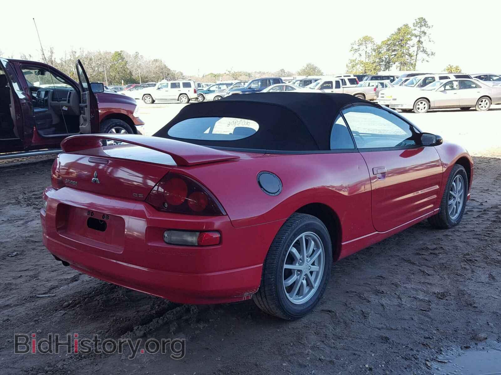 2002 MITSUBISHI ECLIPSE - VIN: 4A3AE45G12E053554 - Фото 4