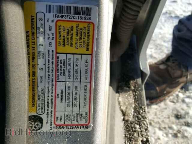 2012 FORD FOCUS - VIN: 1FAHP3F27CL181938 - Photo 10