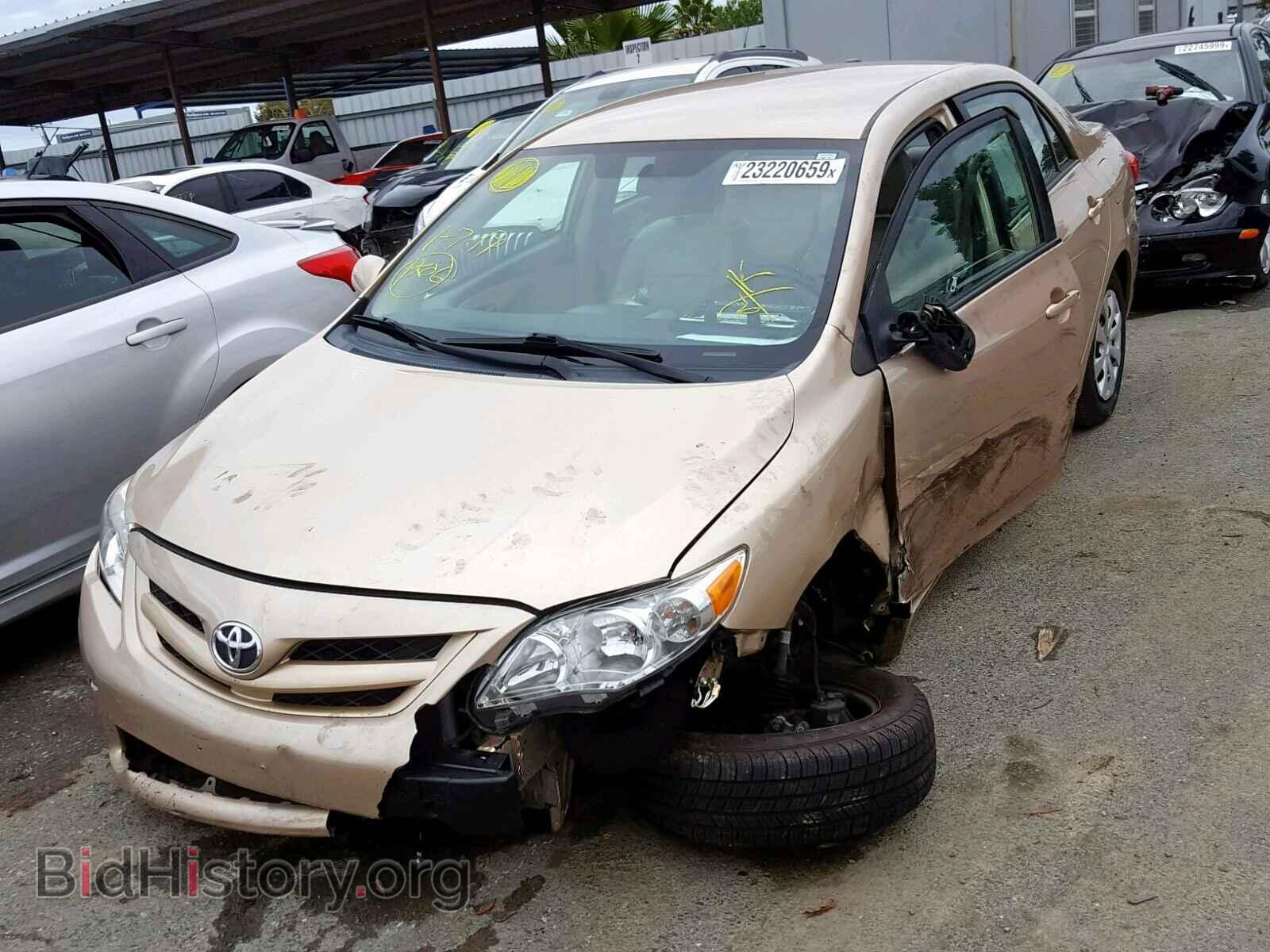 2011 TOYOTA COROLLA BA - VIN: 2T1BU4EE0BC602124 - Фото 2