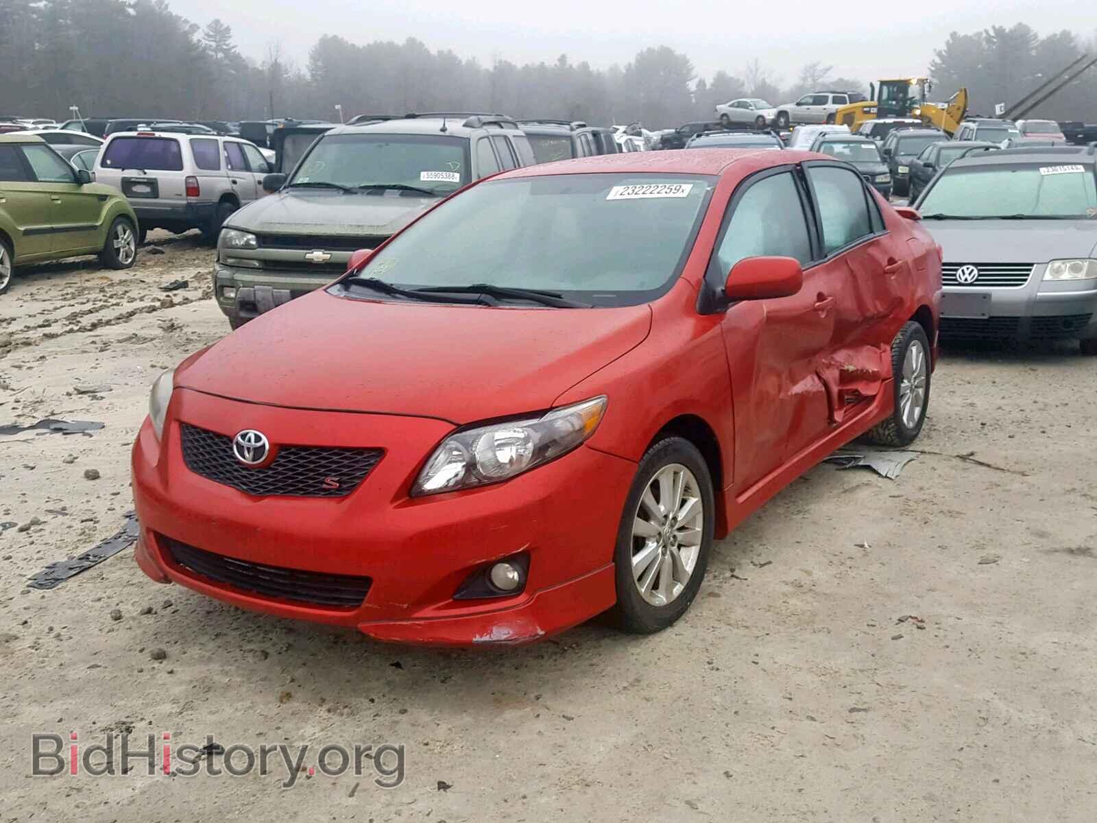 2010 TOYOTA COROLLA BA - VIN: 2T1BU4EE5AC486353 - Фото 2