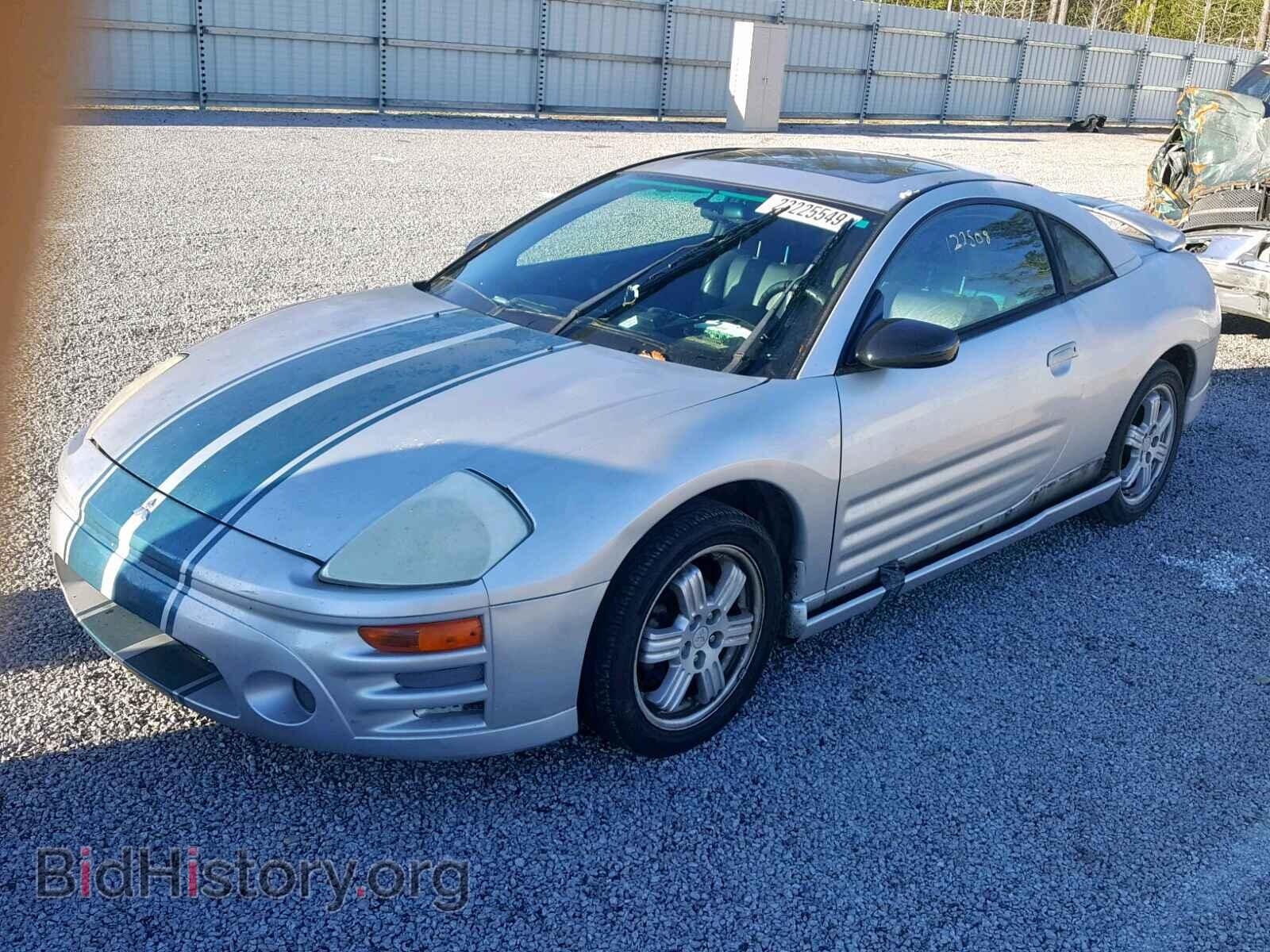 2001 MITSUBISHI ECLIPSE - VIN: 4A3AC54H41E054654 - Фото 2