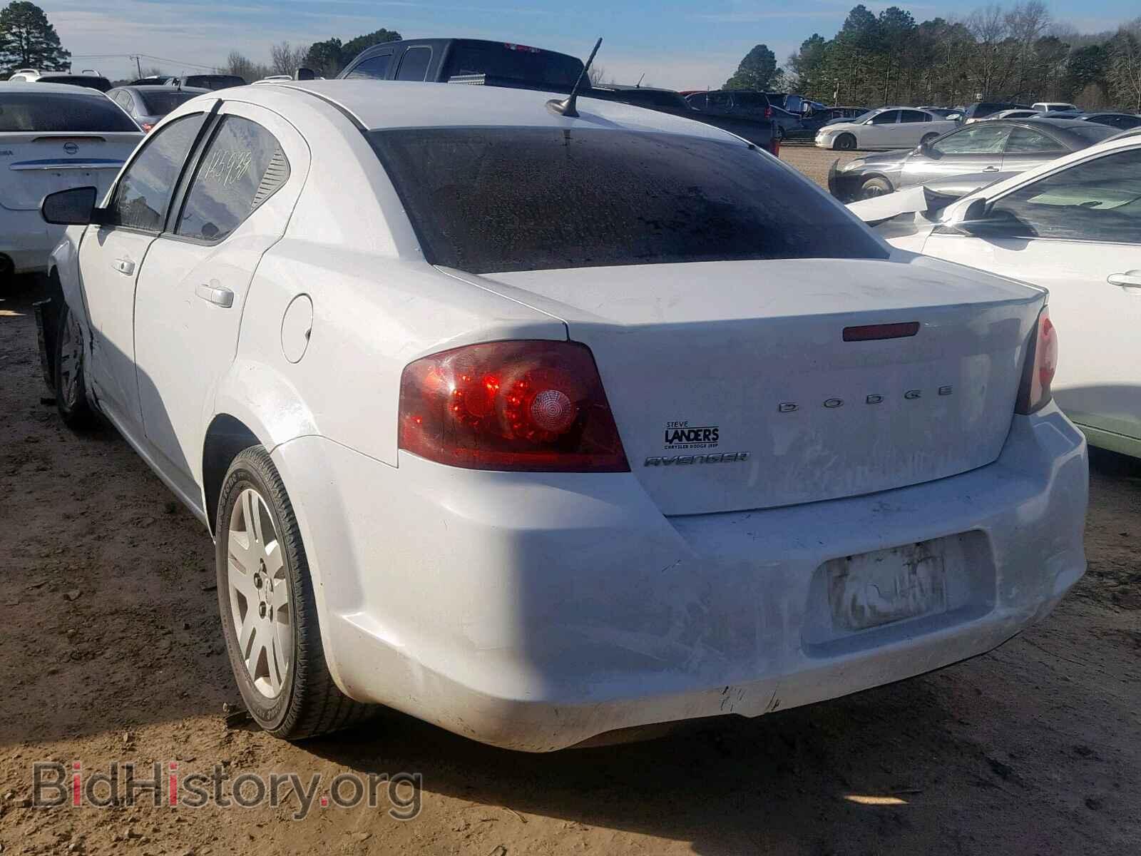 2014 DODGE AVENGER - VIN: 1C3CDZAB9EN129133 - Фото 3
