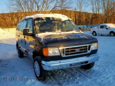 2006 Ford ECONOLINE, black — VIN 1FTNE24L76HB09296, Copart