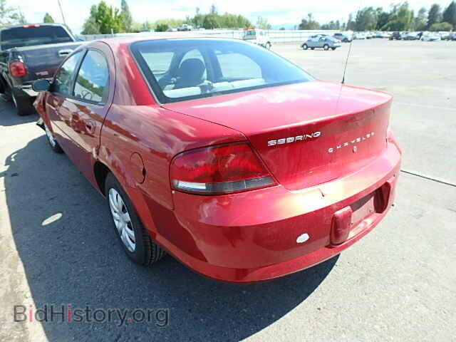 2003 CHRYSLER SEBRING - VIN: 1C3AL46T93N558493 - Фото 3