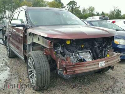 2016 Ford EXPLORER EXPLORER P, brown — VIN 1FM5K8HT2GGC85309, Copart
