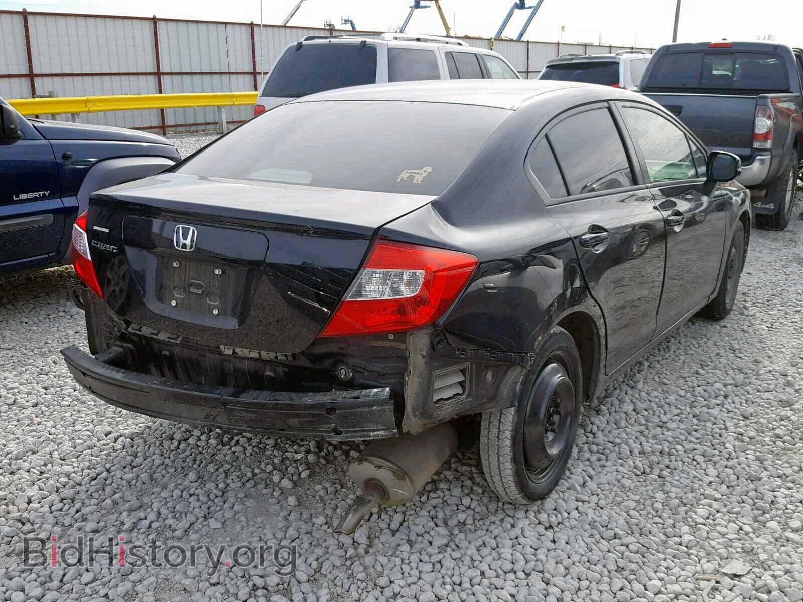 2012 HONDA CIVIC LX - VIN: 2HGFB2F54CH312794 - Фото 4