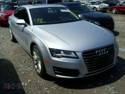 2012 Audi A7 A7 Prestig, серебристый — VIN WAUSGAFC5CN024178, Copart