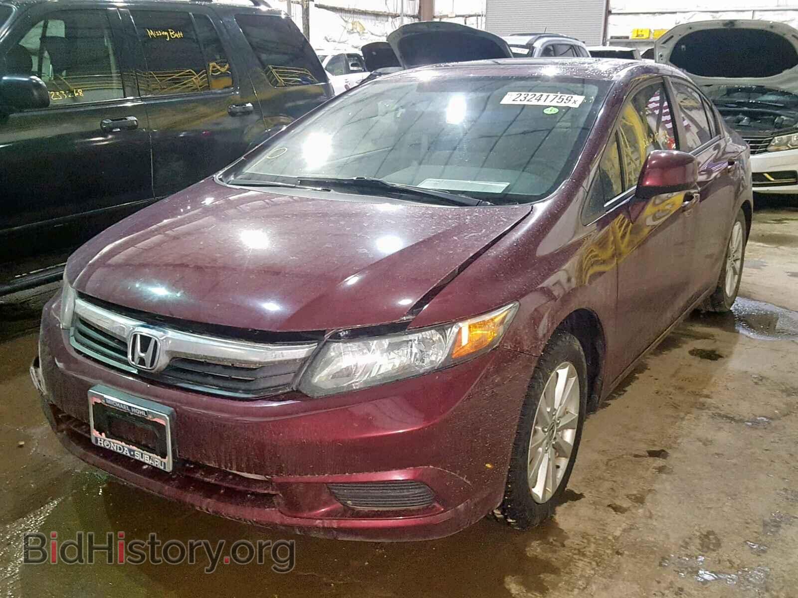 2012 HONDA CIVIC - VIN: 2HGFB2F89CH606265 - Фото 2