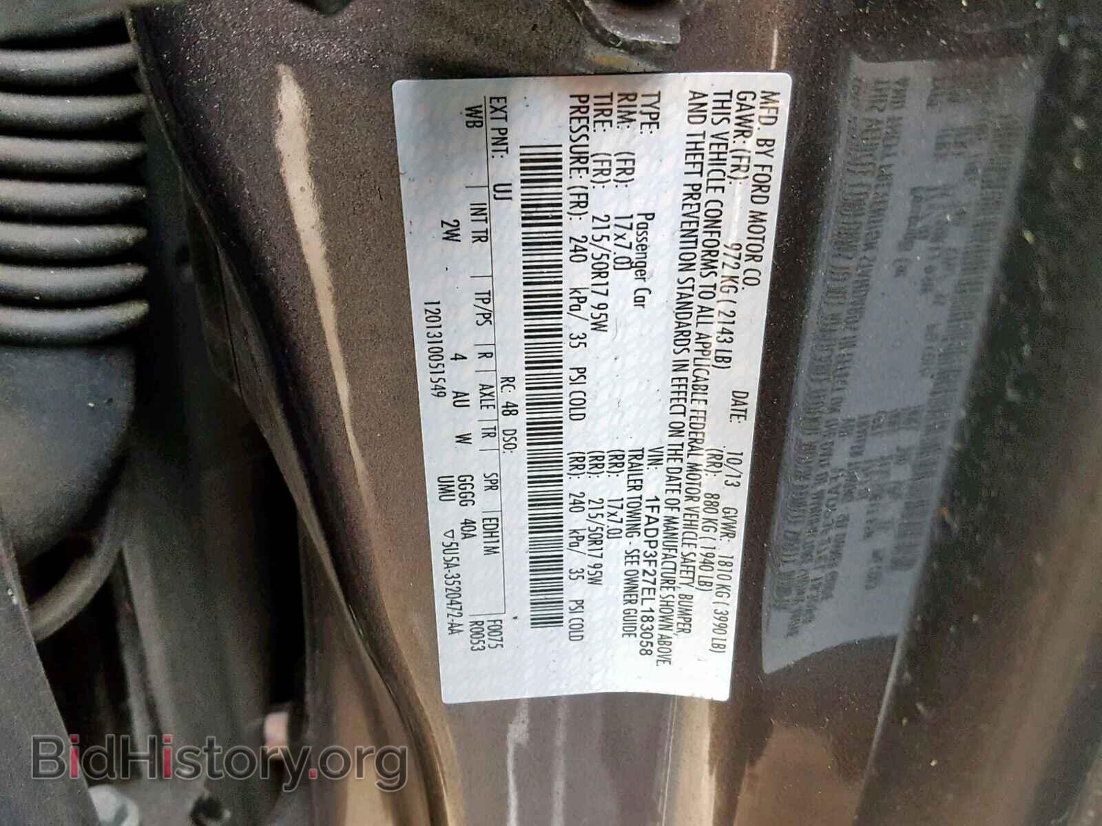 2014 FORD FOCUS SE - VIN: 1FADP3F27EL183058 - Photo 10