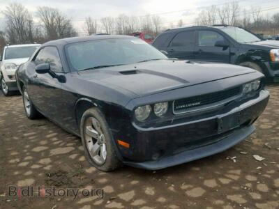2011 Dodge CHALLENGER, черный — VIN 2B3CJ4DG7BH502237, Copart