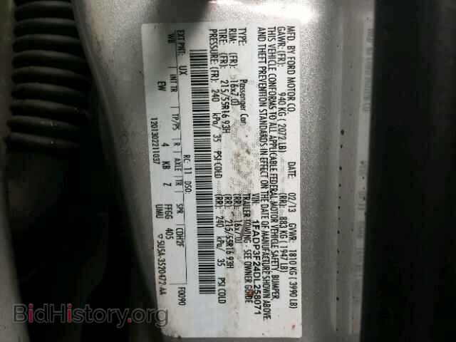 2013 FORD FOCUS - VIN: 1FADP3F24DL258071 - Photo 10