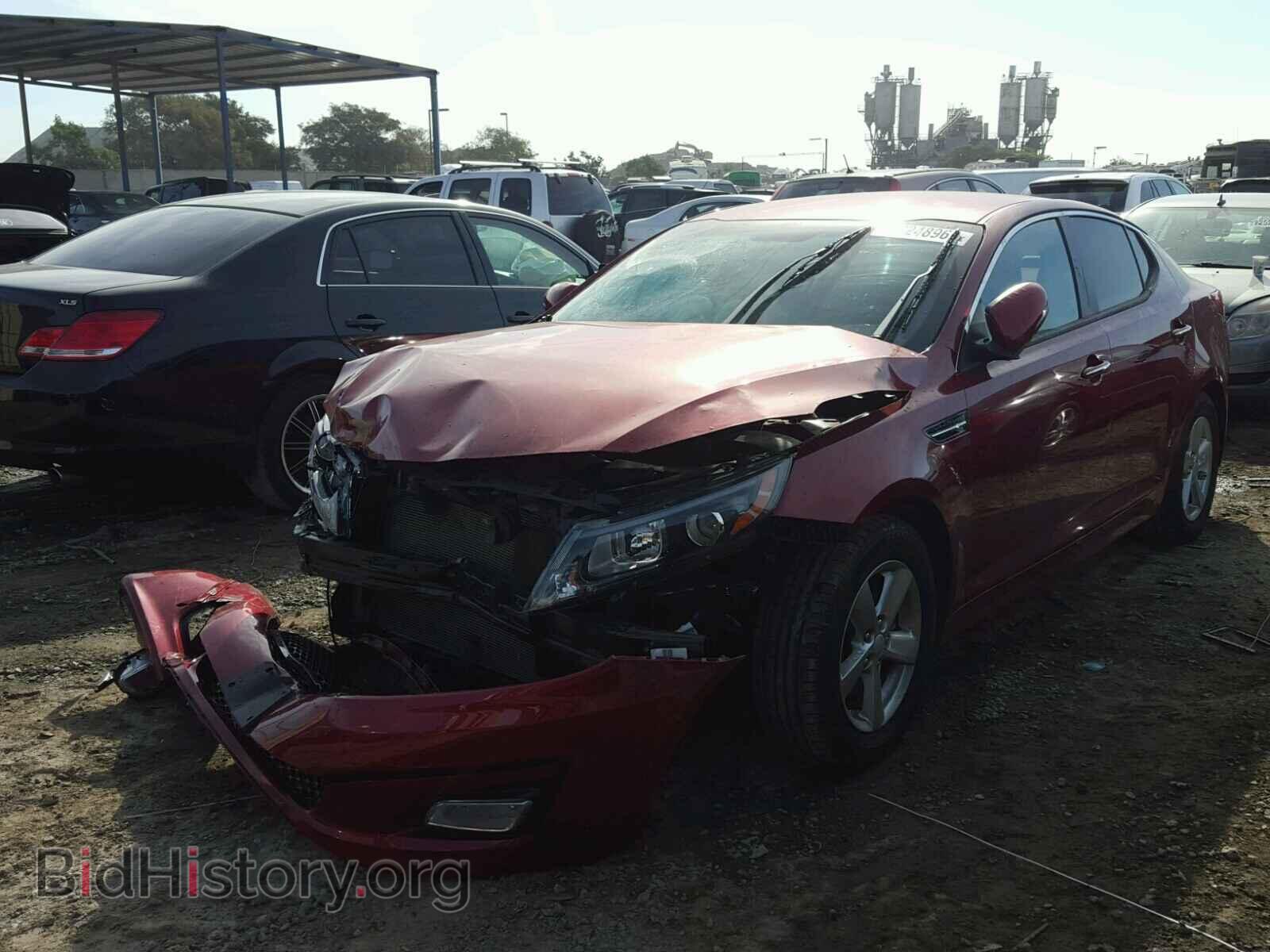 2015 KIA OPTIMA - VIN: 5XXGM4A76FG466609 - Фото 2