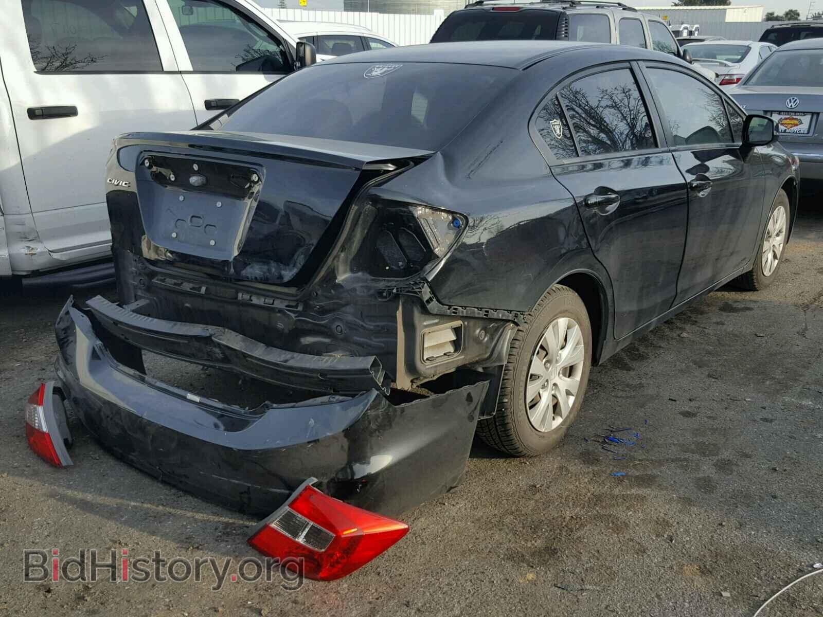 2012 HONDA CIVIC - VIN: 19XFB2F59CE307469 - Фото 4