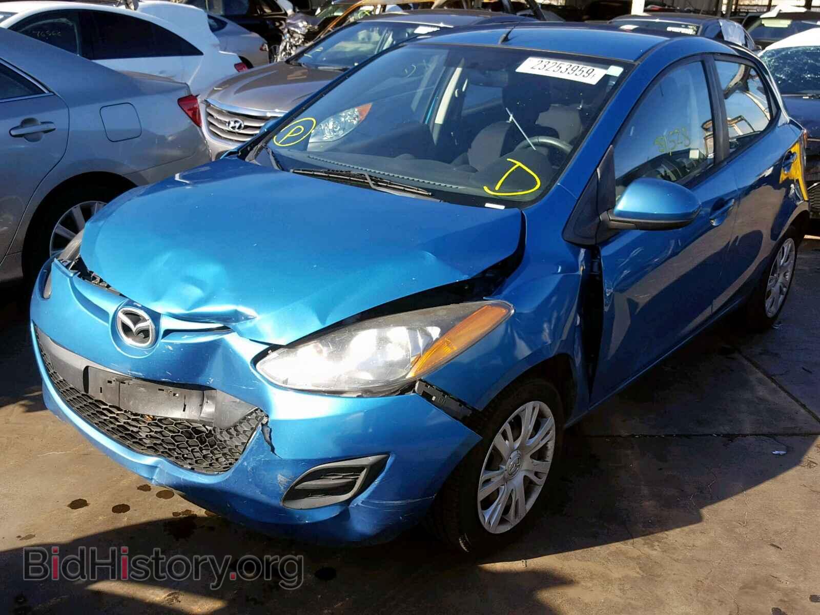 2011 MAZDA 2 - VIN: JM1DE1HZ4B0130412 - Фото 2