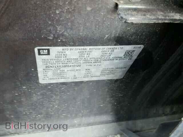 2015 GMC TERRAIN - VIN: 2GKFLXE38F6419120 - Фото 10