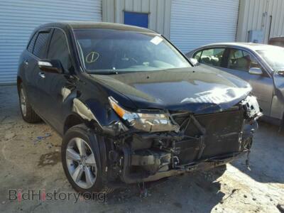 2013 Acura MDX, черный — VIN 2HNYD2H22DH502268, Copart