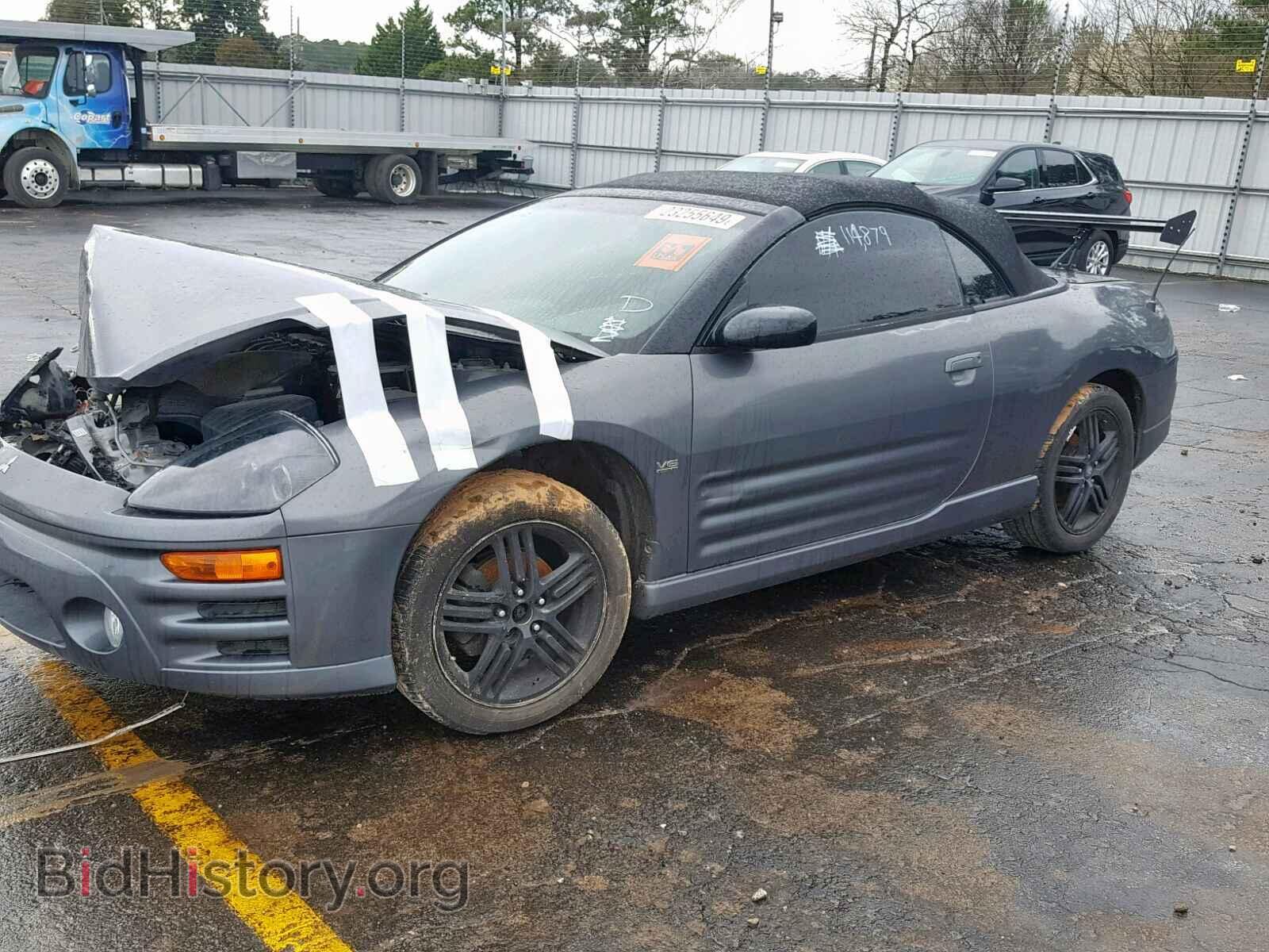 2004 MITSUBISHI ECLIPSE - VIN: 4A3AE75H74E114726 - Фото 2