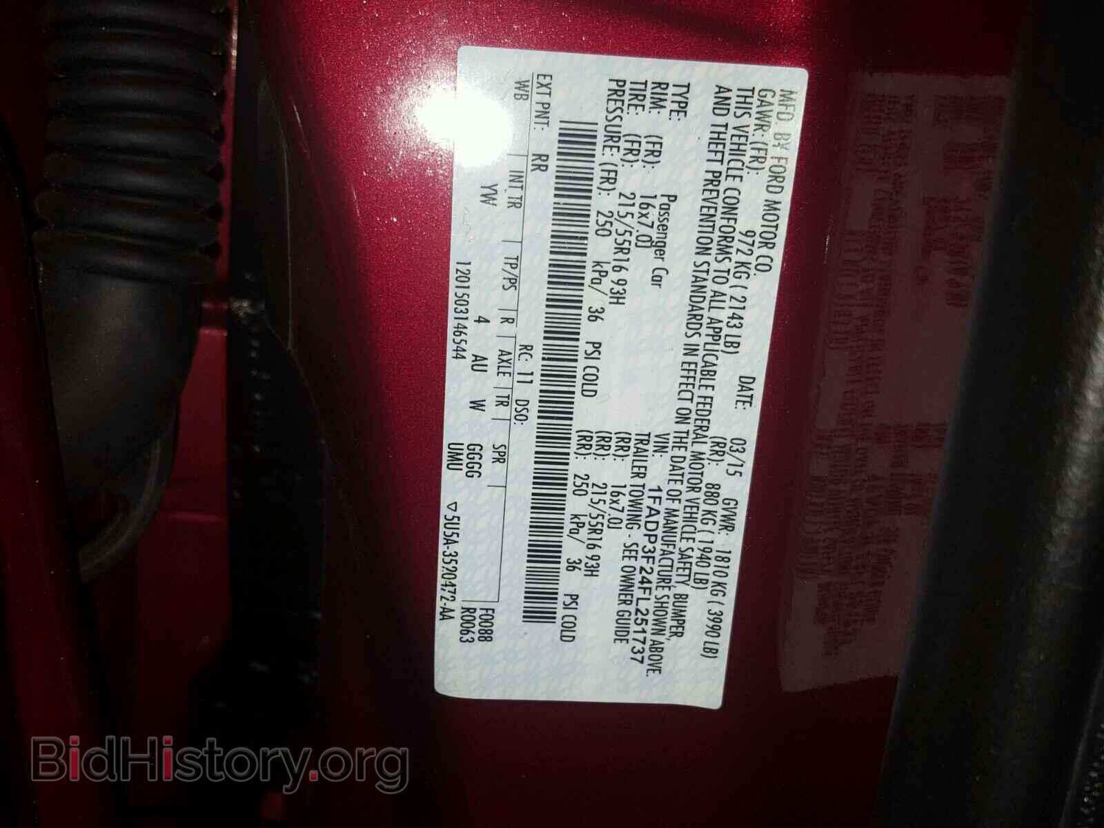 2015 FORD FOCUS - VIN: 1FADP3F24FL251737 - Photo 10