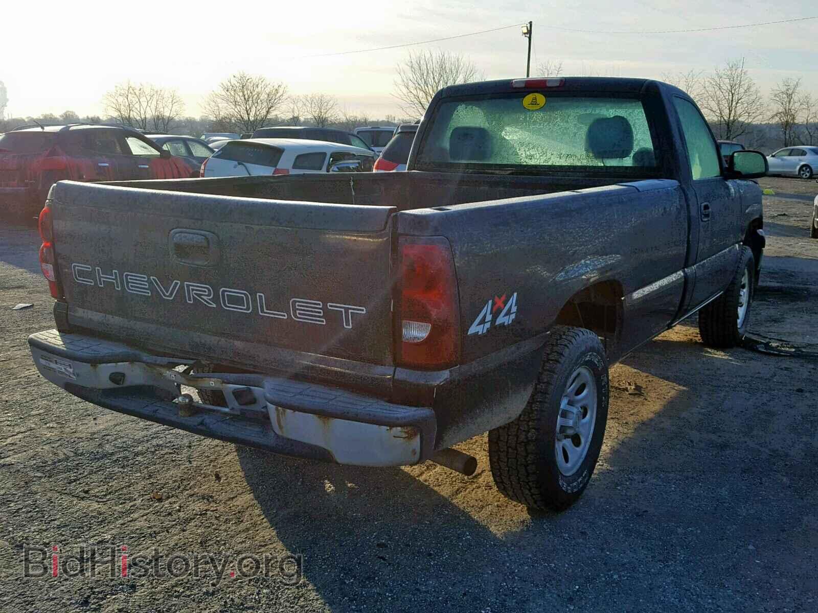 2007 CHEVROLET SILVERADO - VIN: 1GCEK14ZX7E186481 - Фото 4