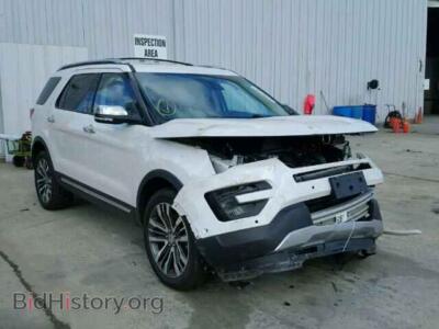 2016 Ford EXPLORER EXPLORER P, white — VIN 1FM5K8HT9GGB25315, Copart
