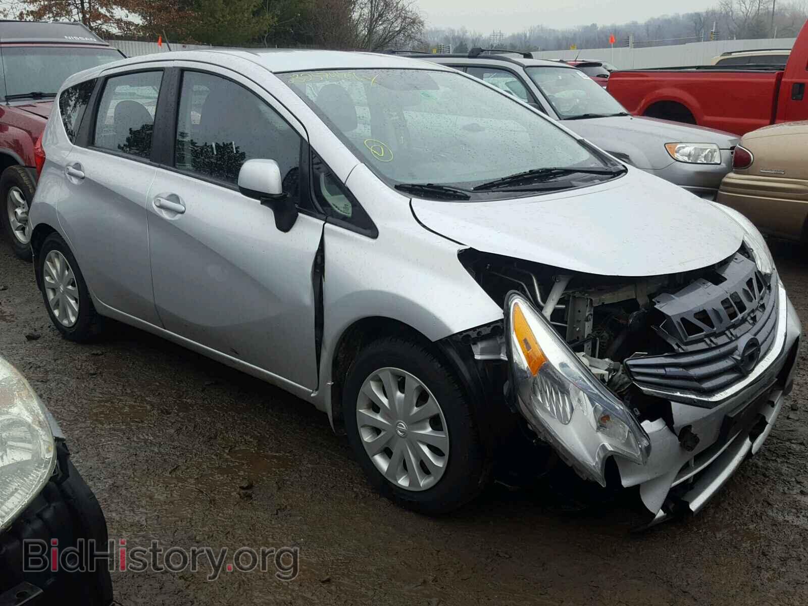 2014 Nissan VERSA Versa Note (VIN 3N1CE2CP3EL428712) — фото 1 из 10, Copart, повреждение: передняя часть