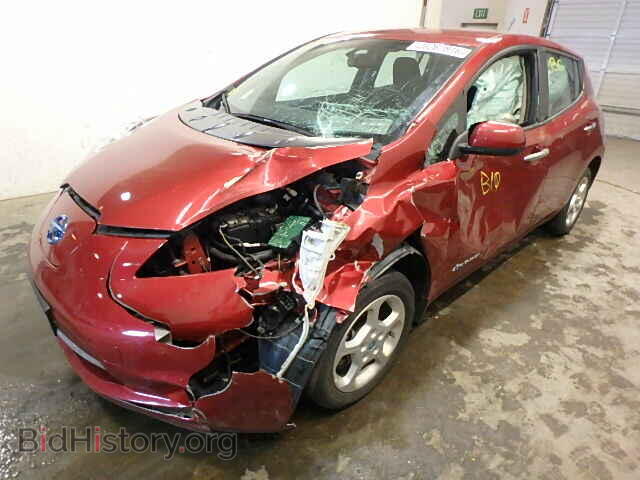 2013 NISSAN LEAF - VIN: 1N4AZ0CP6DC410329 - Фото 2