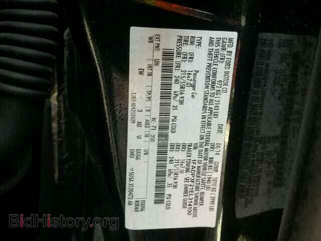 2014 FORD FOCUS - VIN: 1FADP3F21EL314100 - Фото 10
