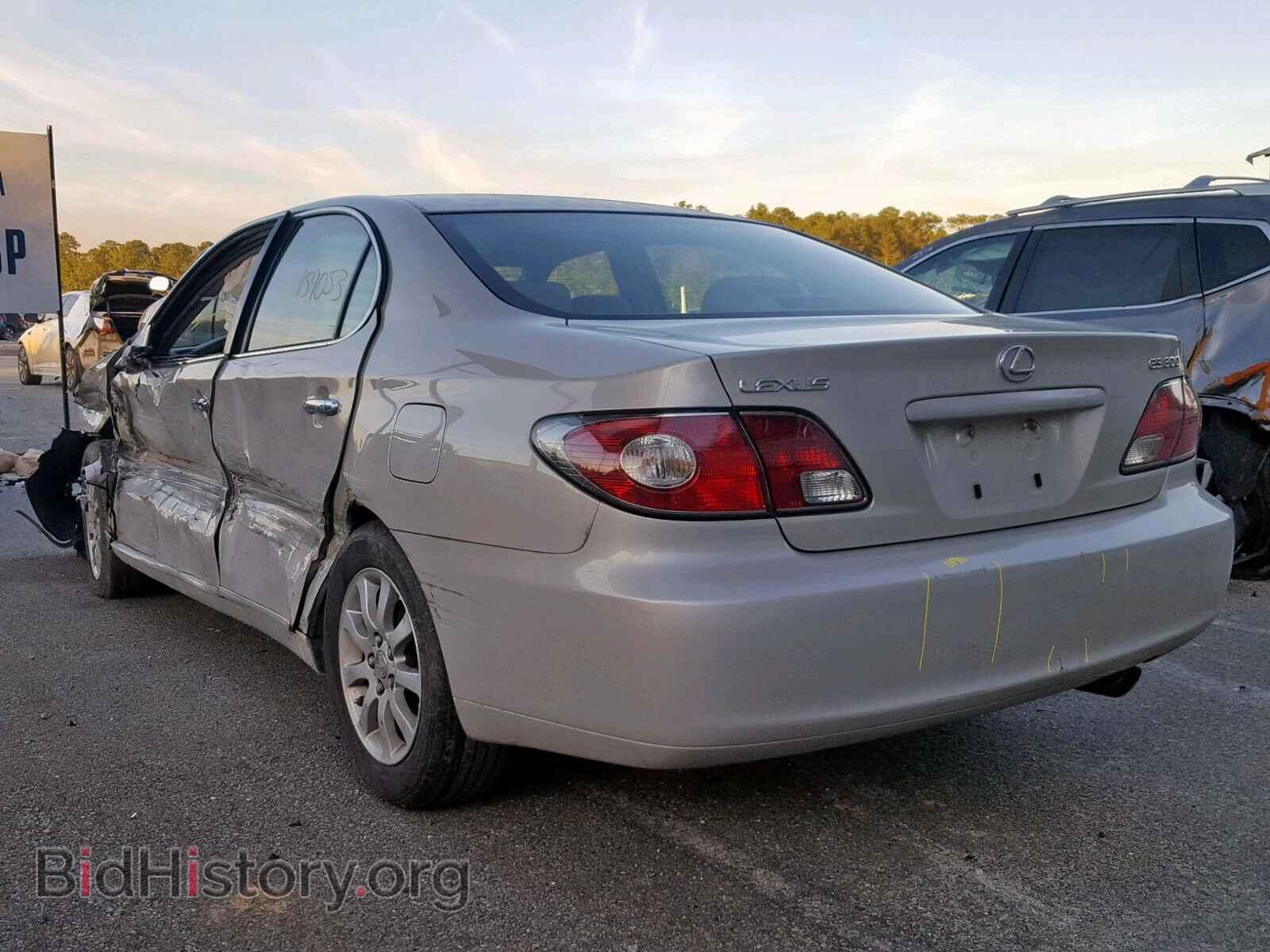 2003 LEXUS ES300 - VIN: JTHBF30G830095853 - Фото 3