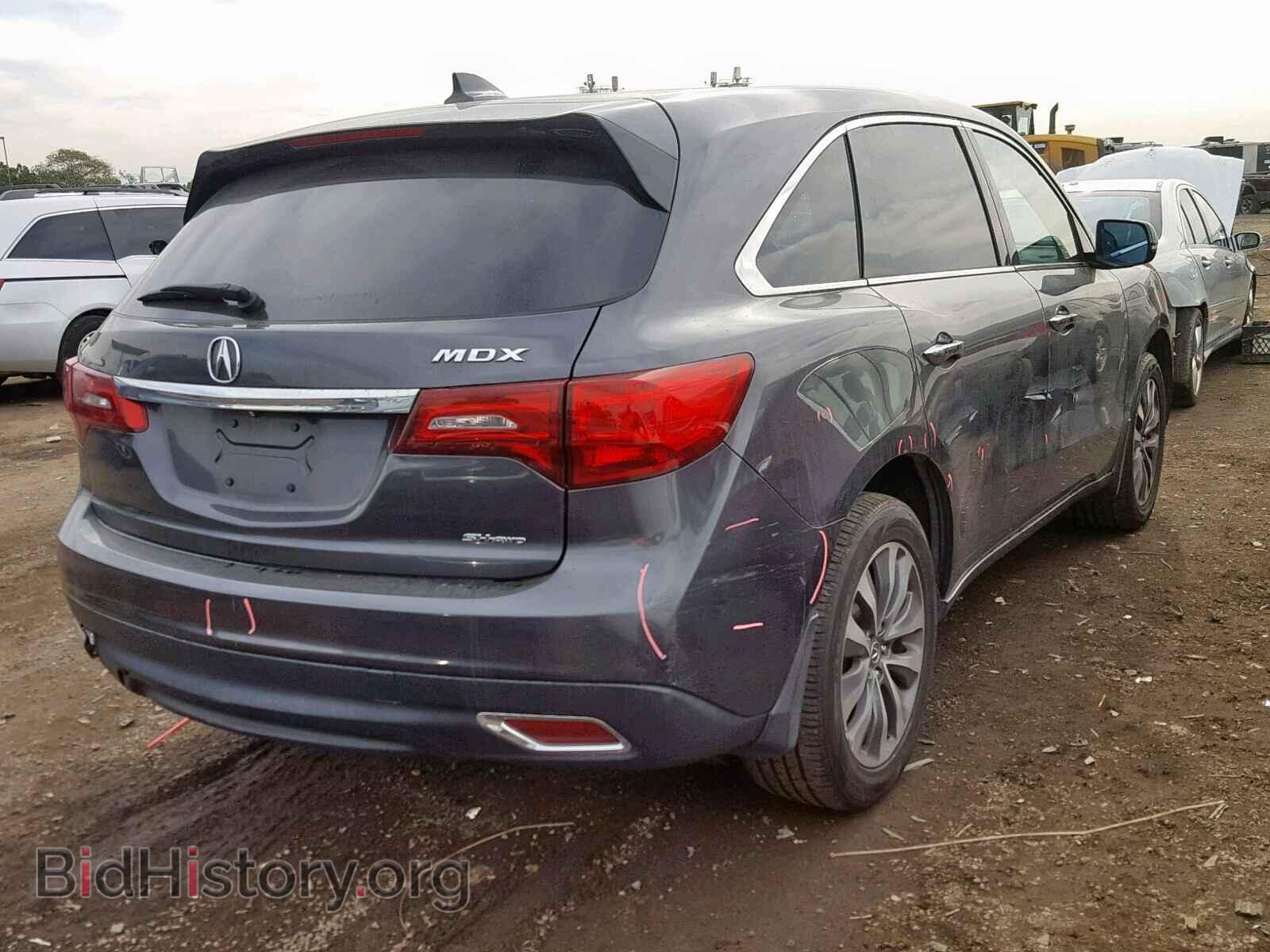 2014 ACURA MDX - VIN: 5FRYD4H41EB003759 - Фото 4