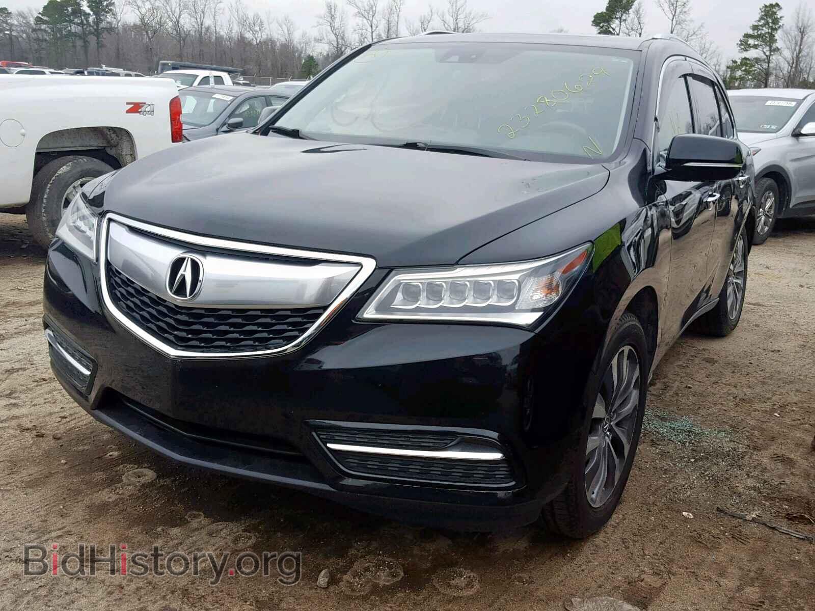 2014 ACURA MDX - VIN: 5FRYD4H66EB033115 - Фото 2