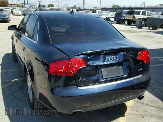 2007 AUDI A4 - VIN: WAUAH78E57A074733 - Фото 3
