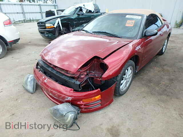 2002 MITSUBISHI ECLIPSE - VIN: 4A3AE45GX2E035389 - Фото 2