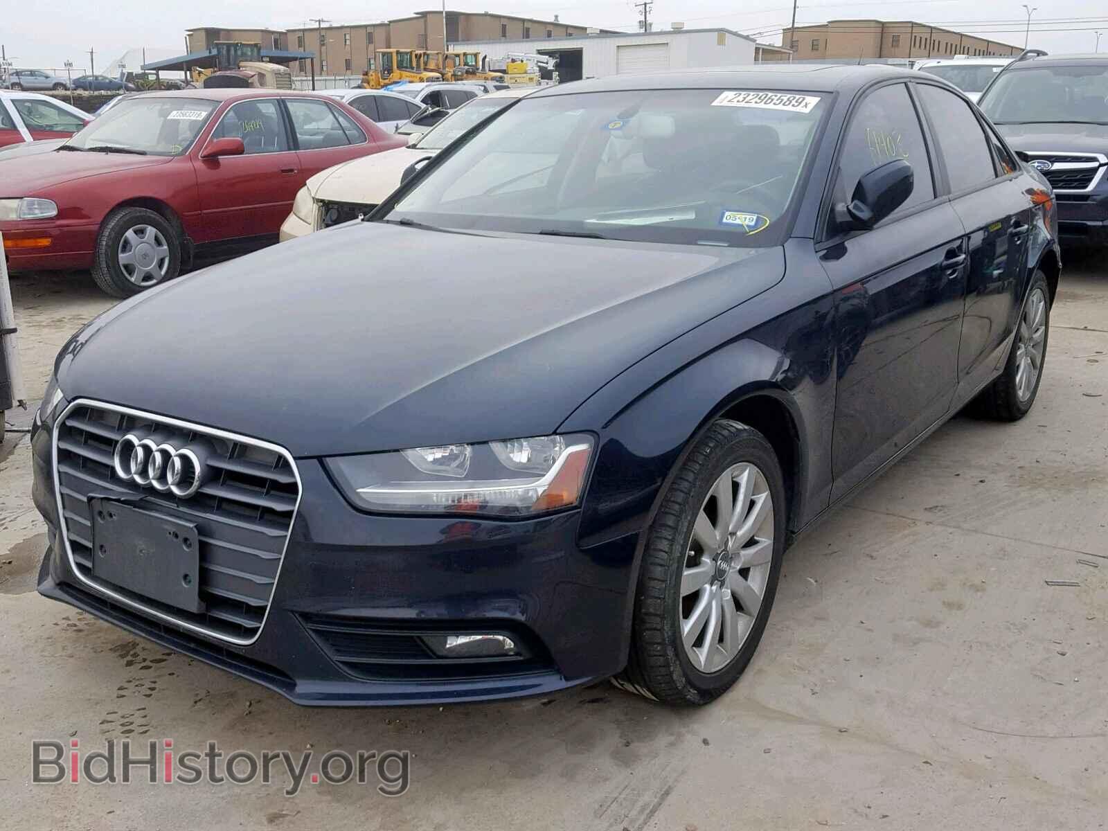 2014 AUDI A4 - VIN: WAUAFAFL8EN005478 - Фото 2