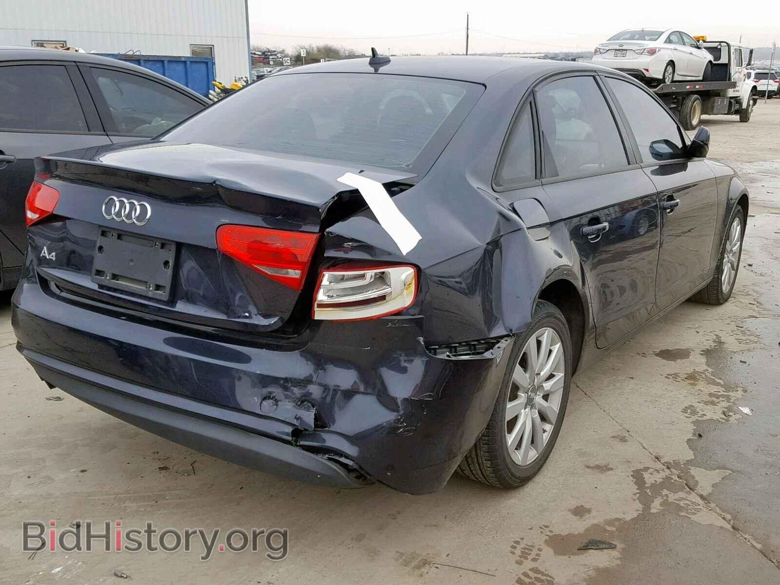 2014 AUDI A4 - VIN: WAUAFAFL8EN005478 - Фото 4