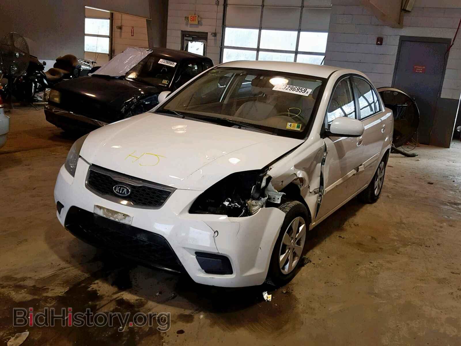 2011 KIA RIO BASE - VIN: KNADH4A35B6925848 - Фото 2