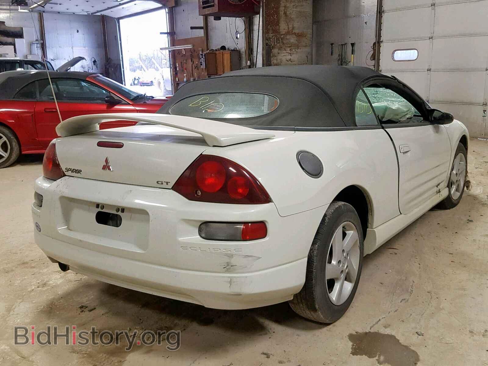 2001 MITSUBISHI ECLIPSE - VIN: 4A3AE85H11E079196 - Фото 4