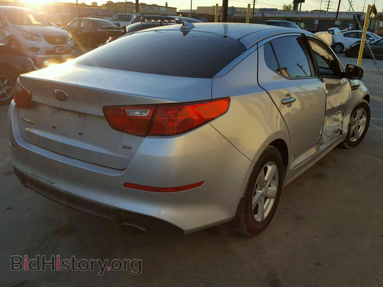 2014 KIA OPTIMA - VIN: KNAGM4A77E5468627 - Photo 4