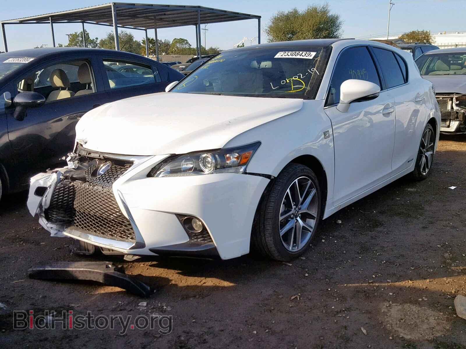 2017 LEXUS CT 200 - VIN: JTHKD5BH9H2298351 - Фото 2