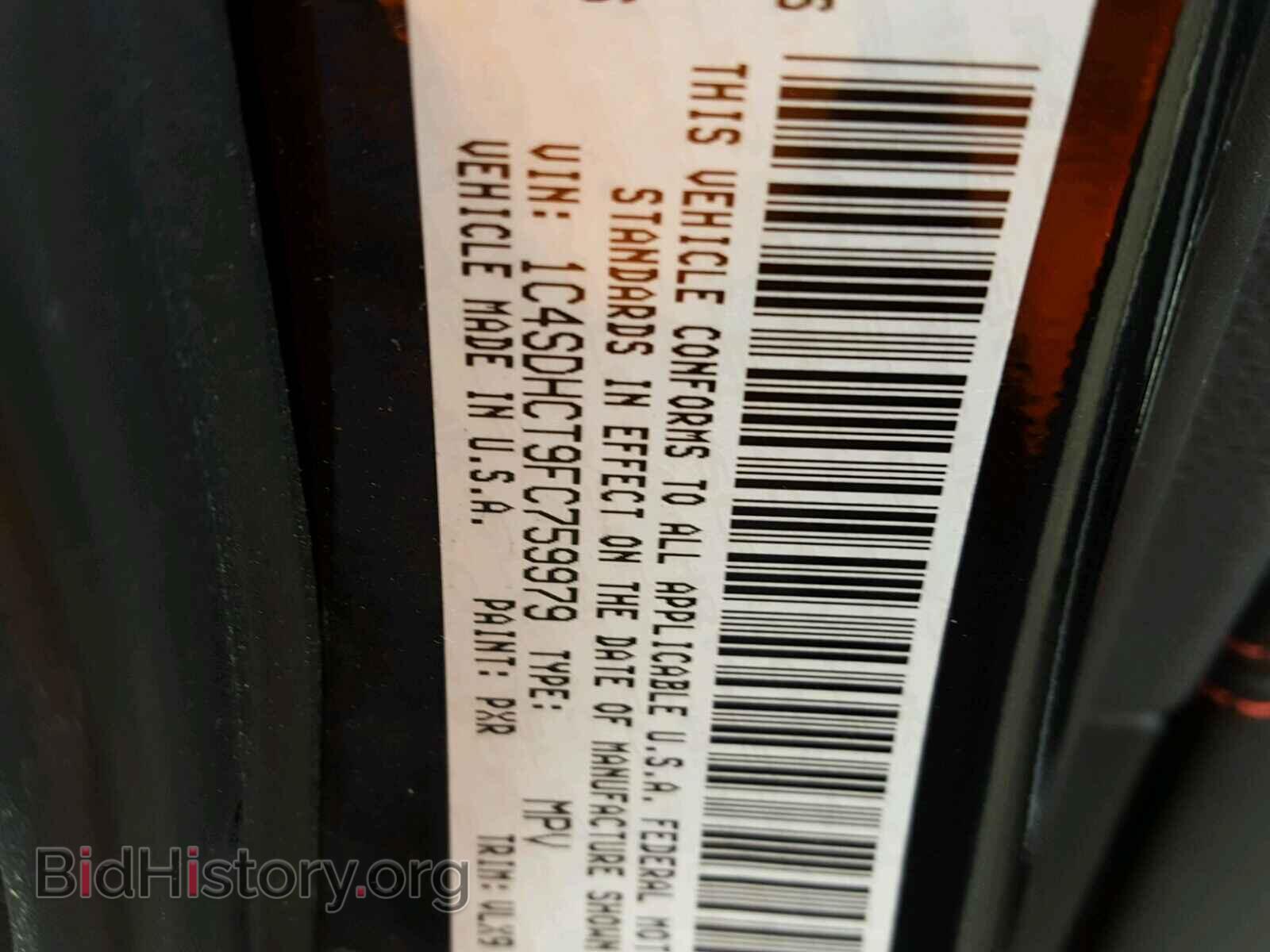 2015 DODGE DURANGO - VIN: 1C4SDHCT9FC759979 - Фото 10