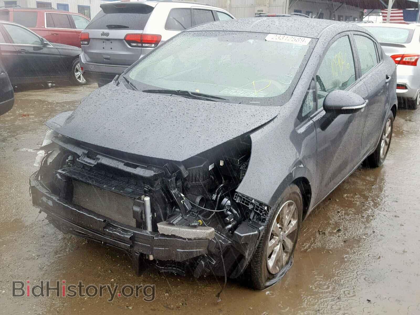 2014 KIA RIO - VIN: KNADN4A35E6405727 - Фото 2