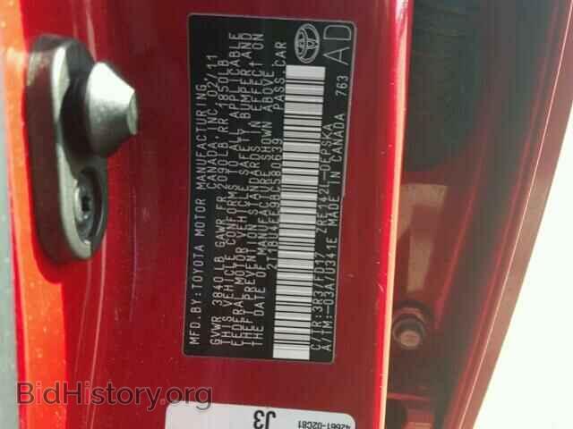 2011 TOYOTA COROLLA - VIN: 2T1BU4EE9BC580639 - Фото 10