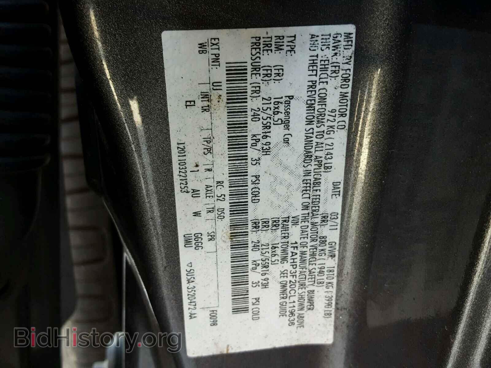 2012 FORD FOCUS - VIN: 1FAHP3F20CL119636 - Photo 10